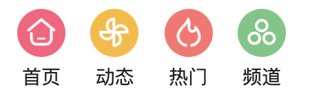 图标组变成了水平排列